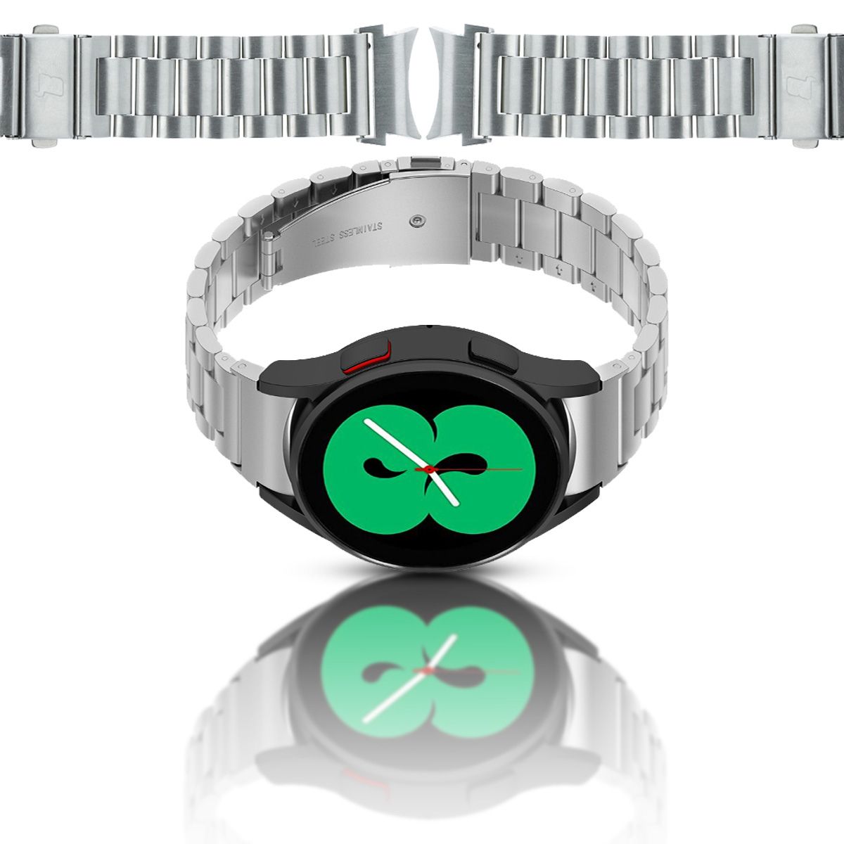 Pasek do zegarka Bizon Strap Watch Aura do  Samsung Galaxy Watch FE/7/6/6 Classic/5/5Pro/4/4 Classic